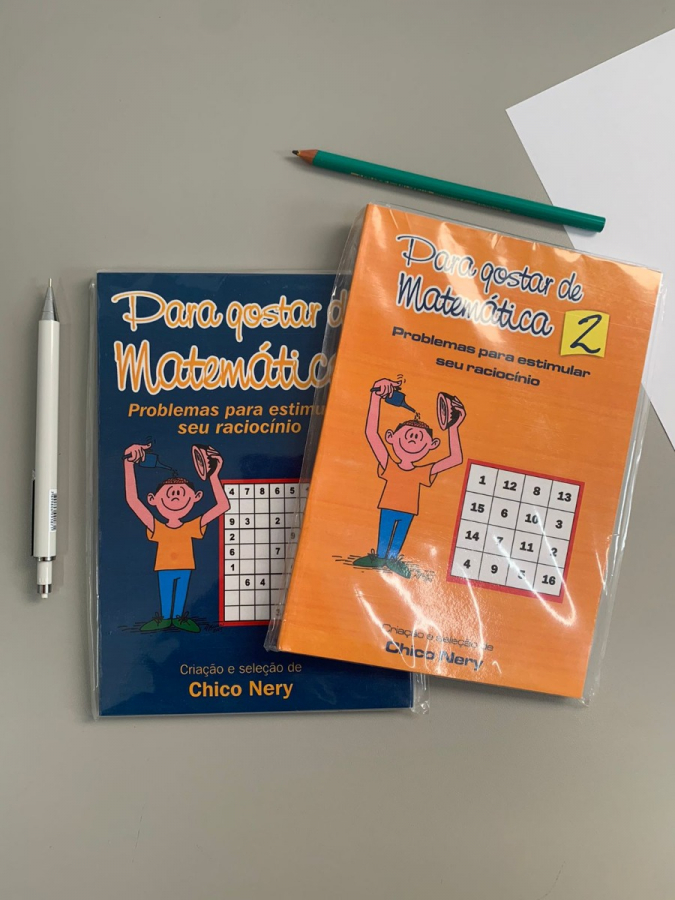Combo Para Gostar de Matemática Problemas para estimular seu raciocínio volumes 1 e 2  - Chico Nery