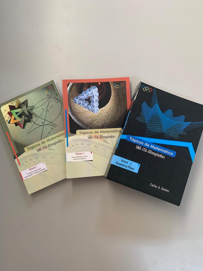 Combo Tópicos de Matemática  IME ITA Olimpíadas - Volumes 1 , 2 e 3